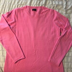 J. Crew Vibrant Pink Cashmere Sweater